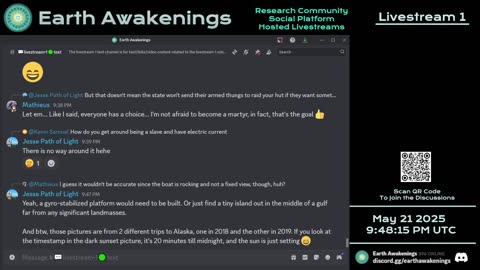 Earth Awakenings - Livestream 1 - #3184
