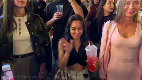 🔥SEDUCTIVE NIGHTLIFE of Russia after MIDNIGHT 2025.🔥BEAUTIFUL WOMEN AND GIRLS OF MOSCOW