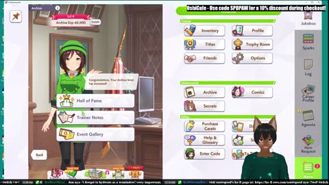 Trying out this anime horse girl manager game!