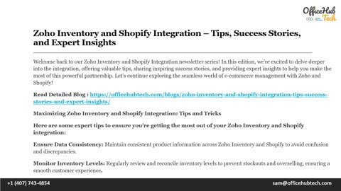 Zoho Inventory and Shopify Integration – Tips, Success Stories, and Expert Insights.mp4