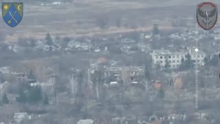 Russian Soldiers Desperately Searching for Cover