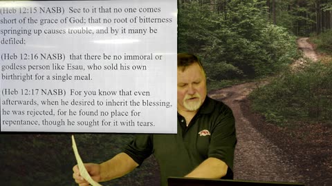 Hebrews 12 - We're to pursue peace and be set apart. Or else, we will not see the Master. 2026