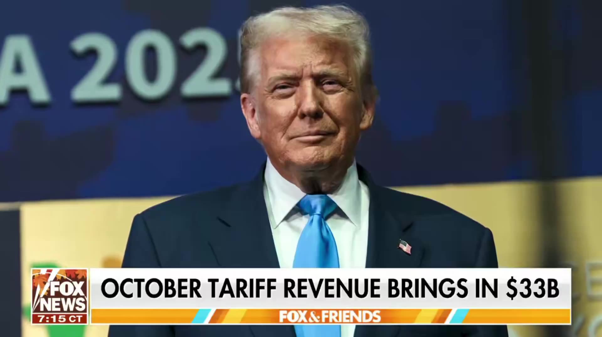 Donald Trump’s tariff revenues hit a record $33 billion in October alone!