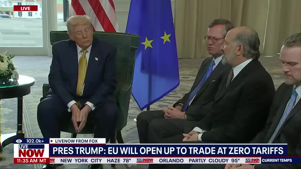 Trump’s tariff victory lap over EU trade deal