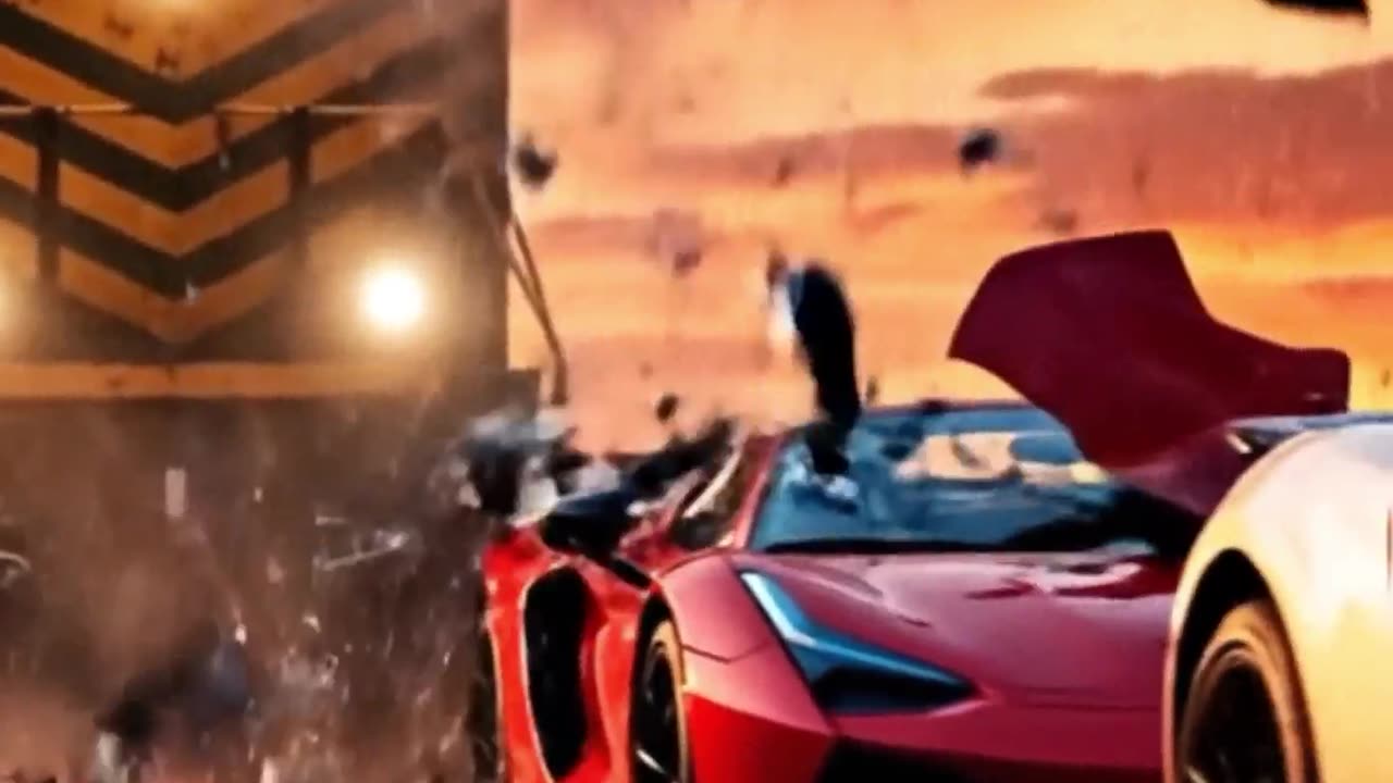 rain Smashes Into Supercars! 🚂💥 The Ultimate What If
