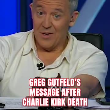 Greg Gutfeld’s POWERFUL Message After Charlie Kirk Death
