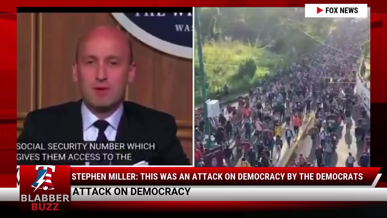 Stephen Miller: This Was an Attack on Democracy By The Democrats