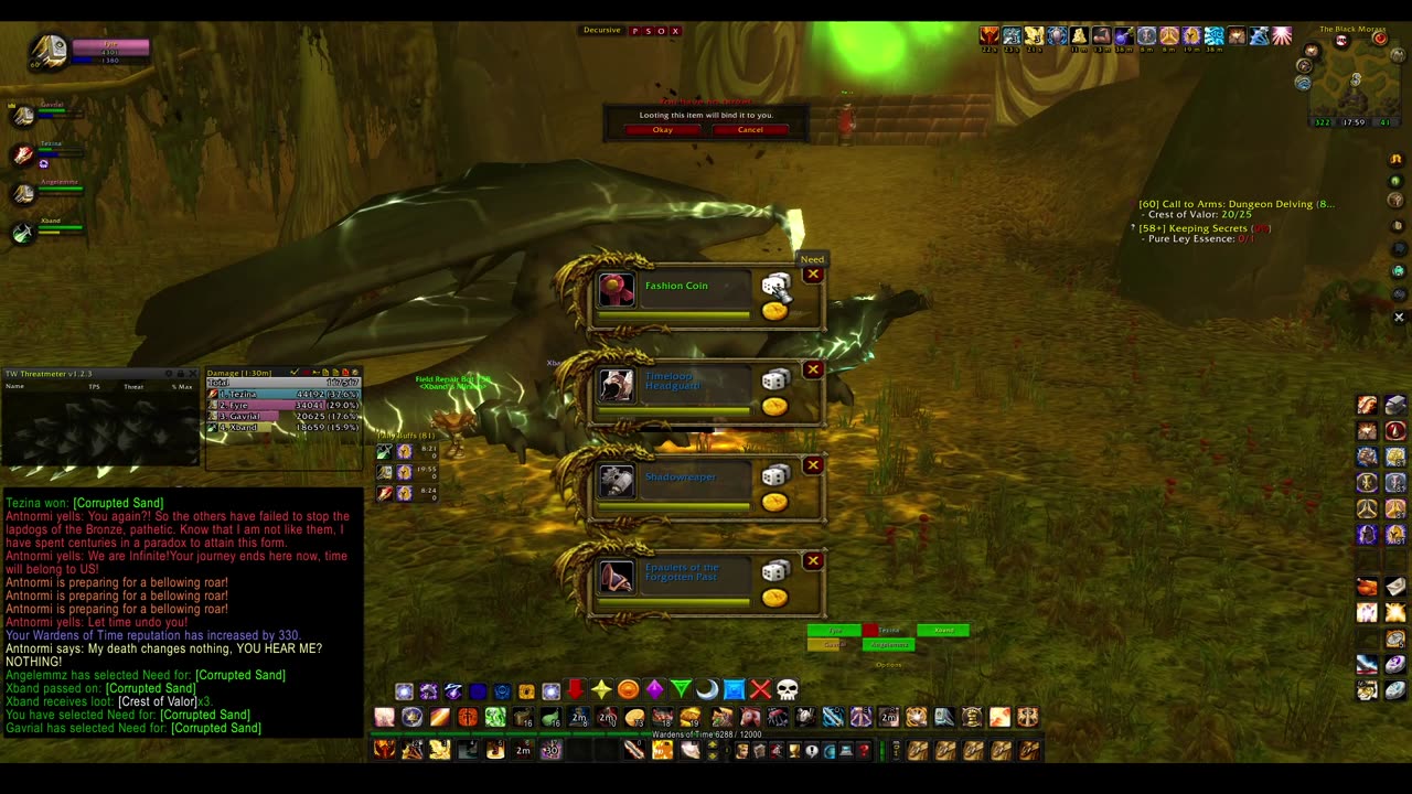 Turtle wow - PUG Black Moras custom dungeon - Paladin POV - no commentary