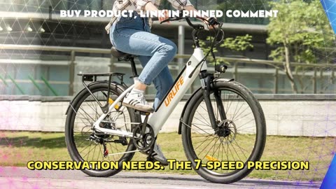 URLIFE E26 Electric Bike 250W Motor 48V 10.4AH Battery 26 Inch Tires City Commuter Electric Bike