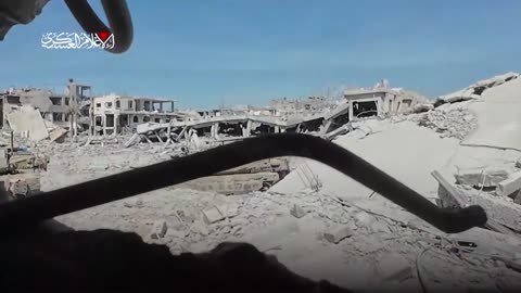 Palestinian resistance forces targeting Israeli military positions in the city of Jabalia