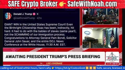 🟢 WATCH LIVE: President Trump Presser After MASSIVE SCOTUS Win on Rogue Judges!