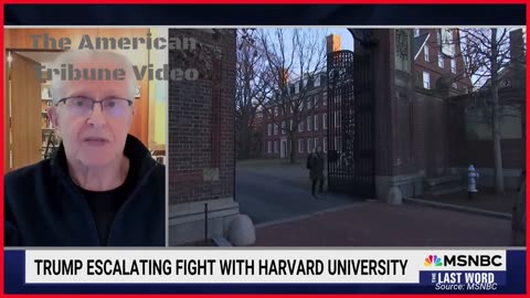 Harvard Professor Has Total Live on Air Meltdown Over Trump’s Attacks on the Woke University