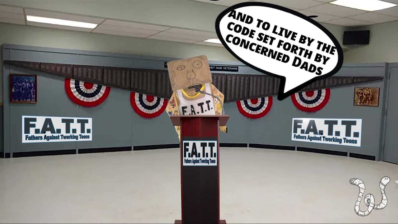 1st annual meeting of Fathers Against Twerking Teens #wormholesitcom #puppets #parody #skitcomedy