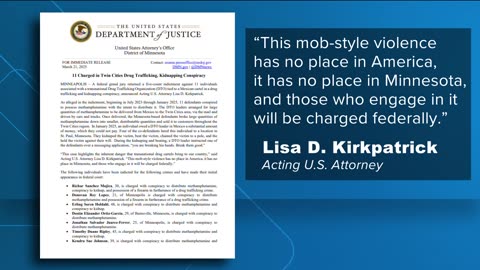 MN Sanctuary City: 11 charged in connection to drug trafficking, kidnapping cartel conspiracy