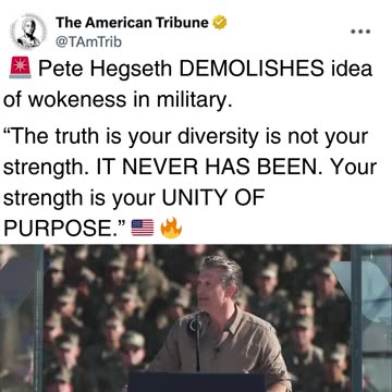“Diversity Is Not Your Strength”: Hegseth Scorches DEI in Epic Marine Corps Speech