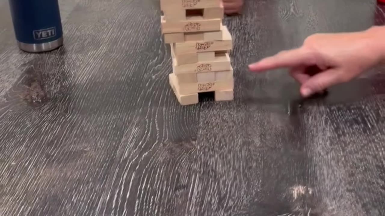 Doodle Wants a Turn at Jenga