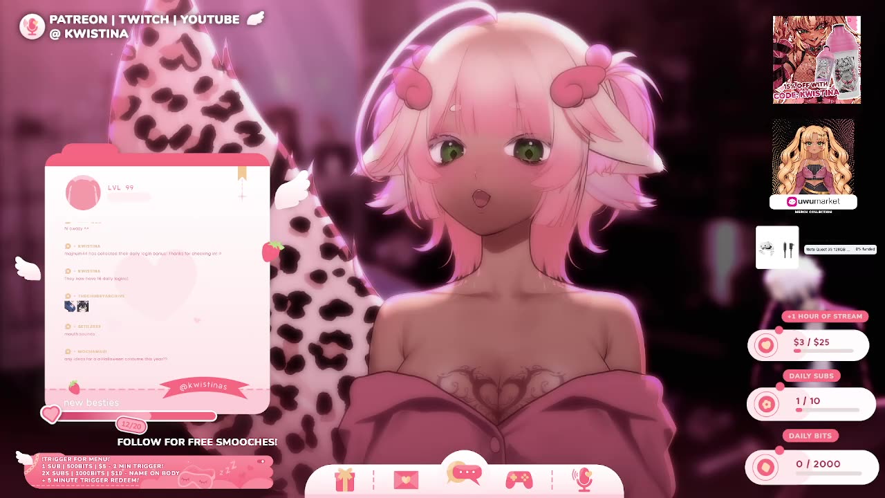 kwistina - thigh slappies - [clip] [asmr]