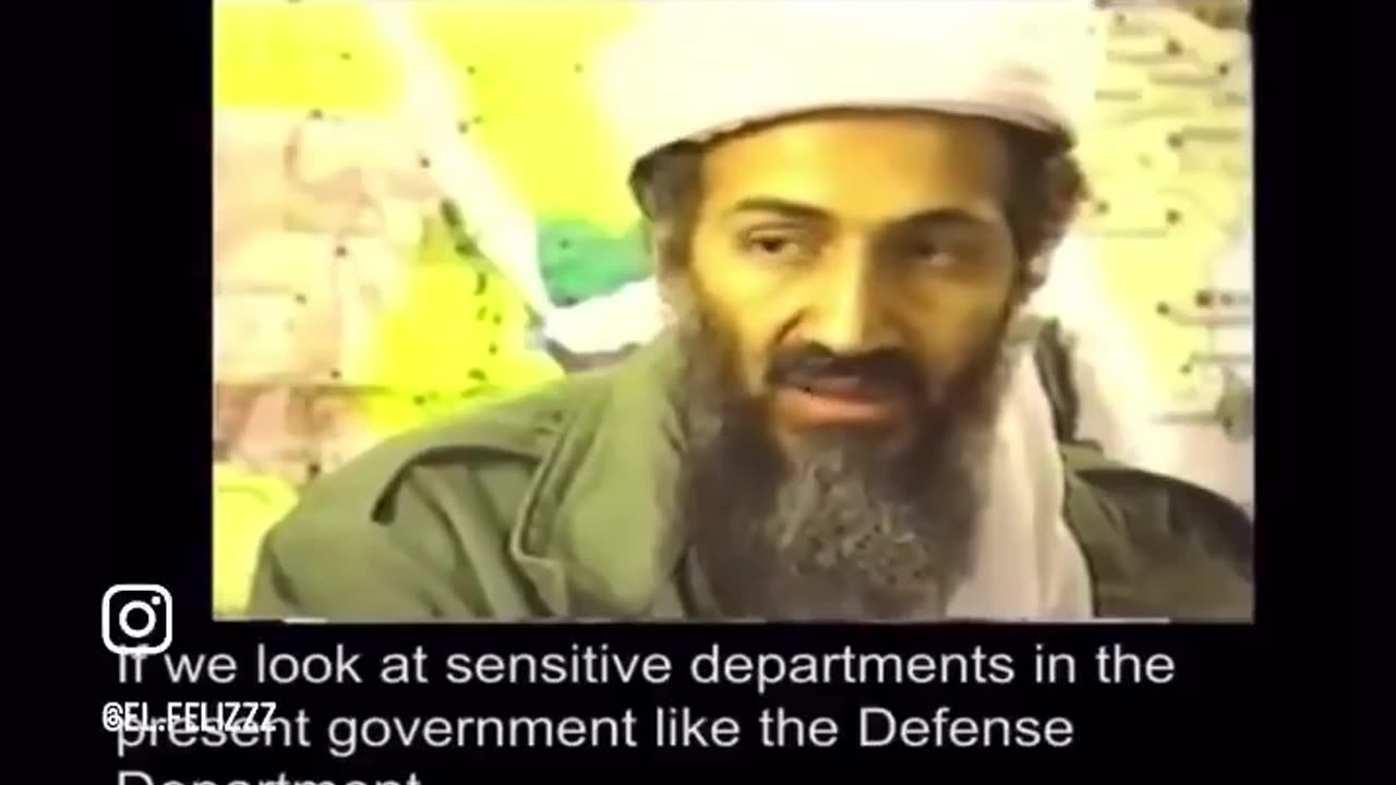 I had never seen this clip of Osama Bin Laden before today. Fascinating.