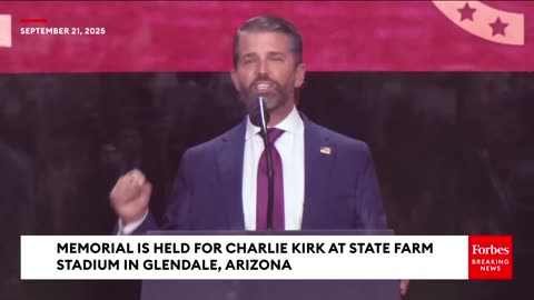 Don Jr Memorializes Charlie Kirk