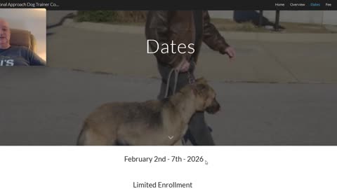 Dog Trainer Certification Course - Feb 2nd - 7th 2026
