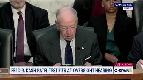 Chuck Grassley reveals that an FBI whistleblower...