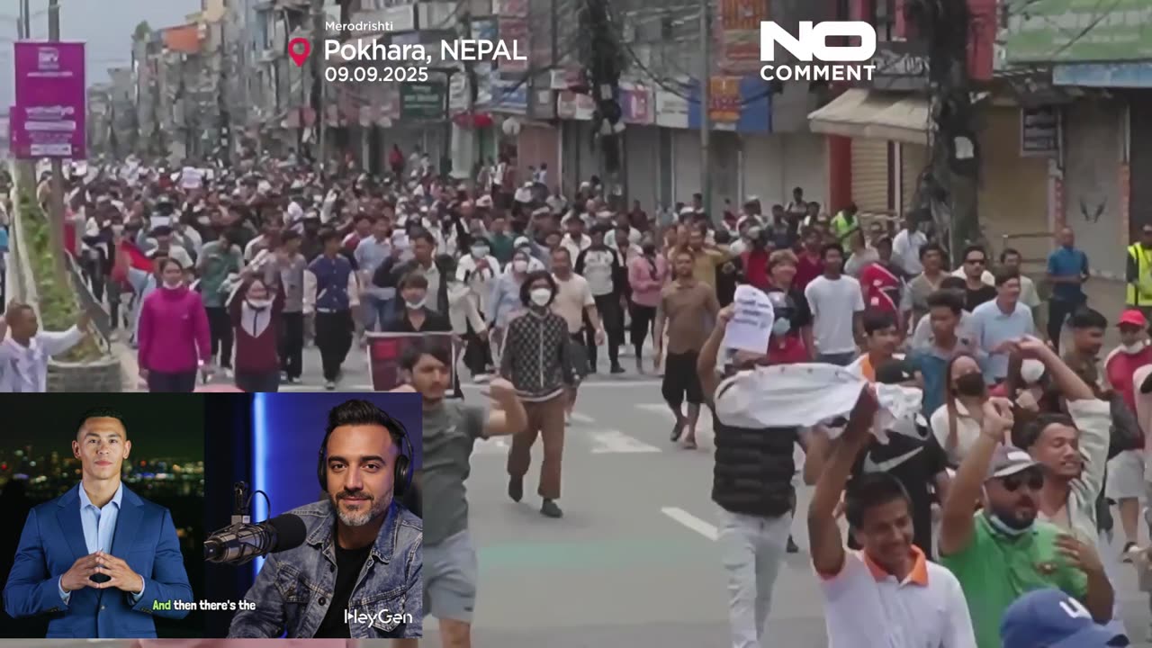 "Nepal in Flames: Gen Z Uprising Against Corrupt Politicians"