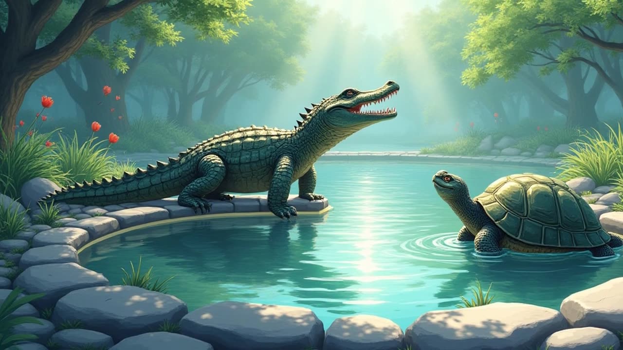 Tortoise and Crocodi