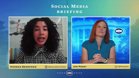 Social Media Briefing with Jen Psaki