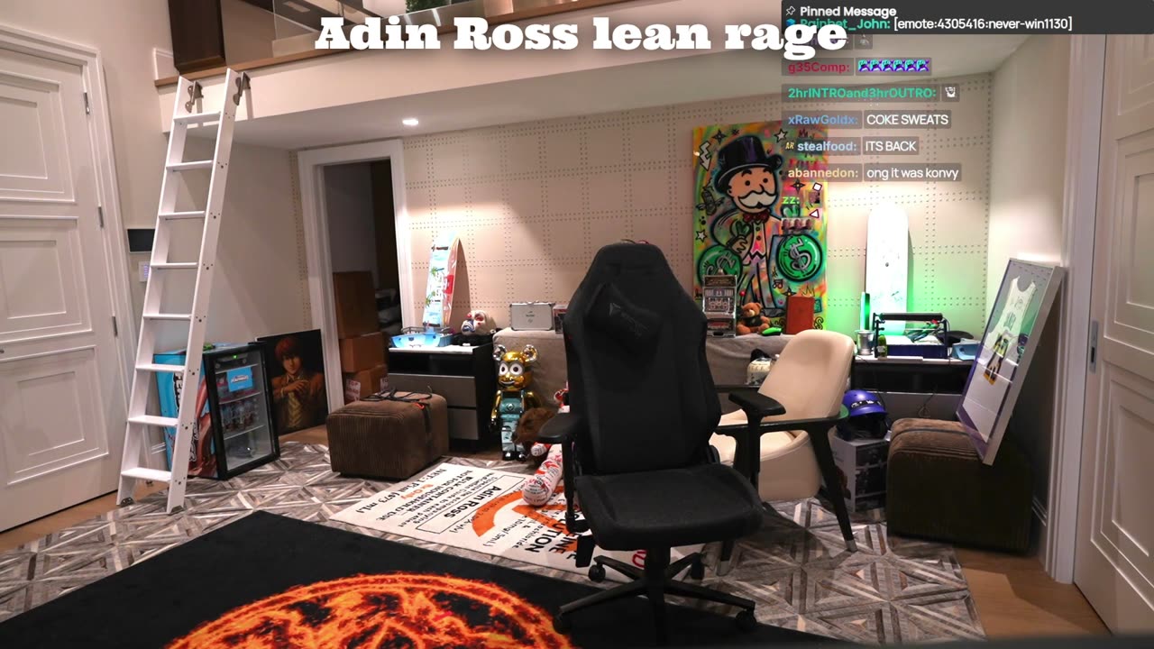 Adin Ross rage off lean