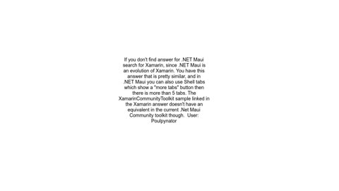 How do I use TabbedPage to scroll tabs