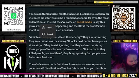 Israel Starving Palestinians to DEATH in Gaza | @GetIndieNews