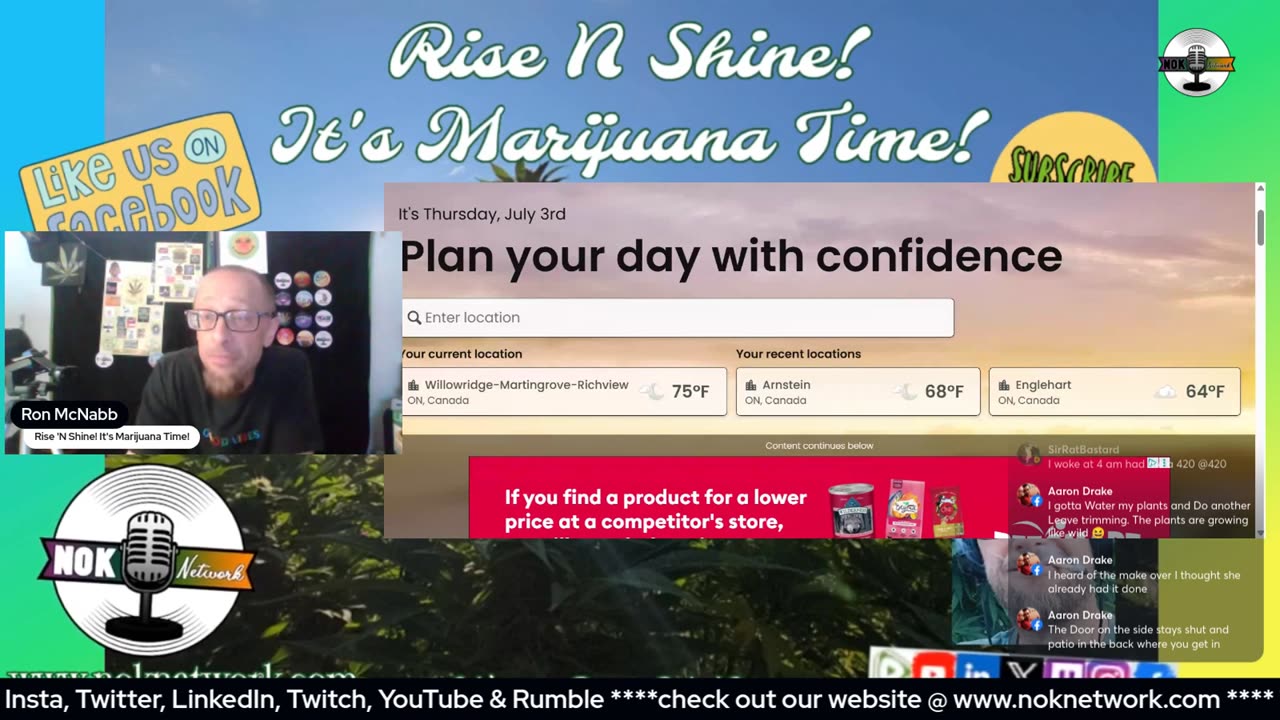 Rise ‘N Shine! It's Marijuana Time! Wake ‘N Bake Show Ep 239 July 3, 2025