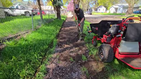 I Felt Like An ARCHEOLOGIST Digging Up This BURIED Sidewalk (Neighbors SHOCKED)_part6