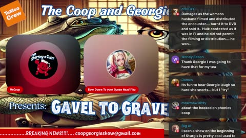 Thursday: Gavel To Gravel With MrCoop And Georgie @GeorgieslifeUnfiltered @veterannation1