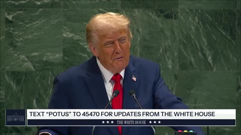 Trump's Full Speech | United Nations NYC, September 23, 2025 