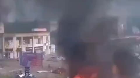 Massive Attacks on Ukrainian City of Dobropillia