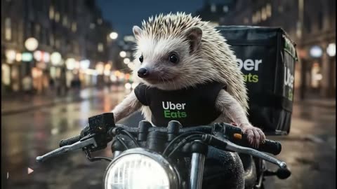 The Hedgehog Chef makes fish and chips, which are delivered on Uber Eats.