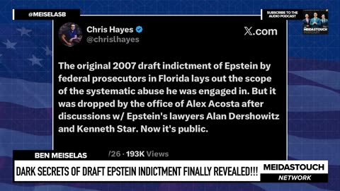 🚨DARK Secrets of DRAFT EPSTEIN INDICTMENT Finally REVEALED!!!