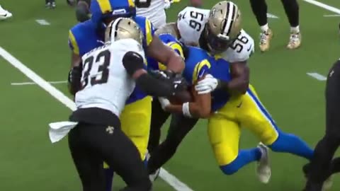 Rams WR Puka Nacua suffered a ‘chest' injury and is questionable to return.