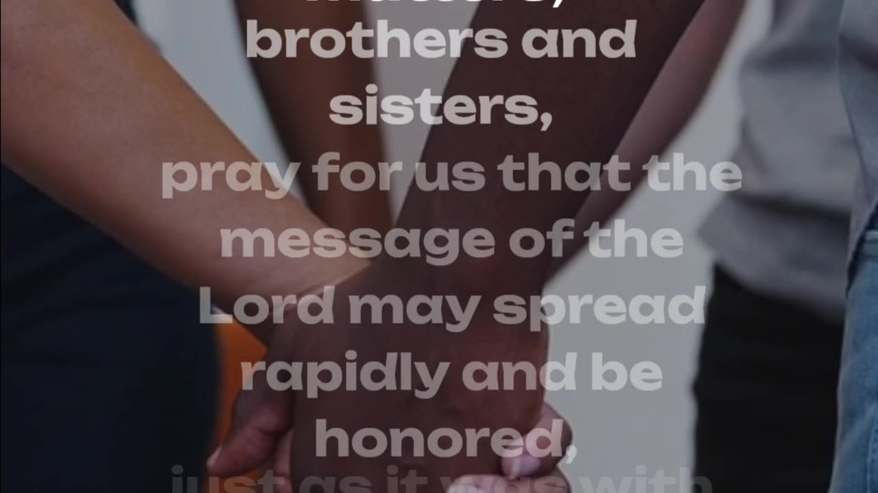 2 Thessalonians 3:1