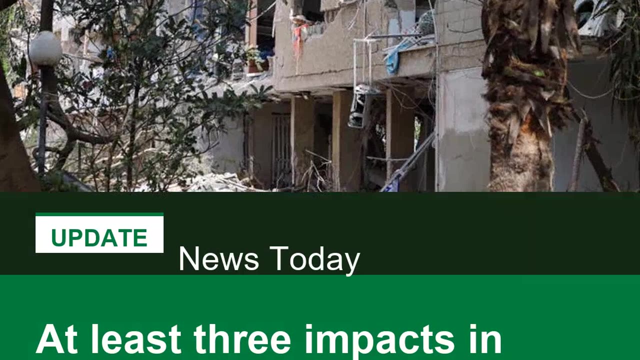At least three impacts in Israel during Iran missile attacks, 23 hurt