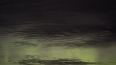 Aurora Borealis on Lake Superior