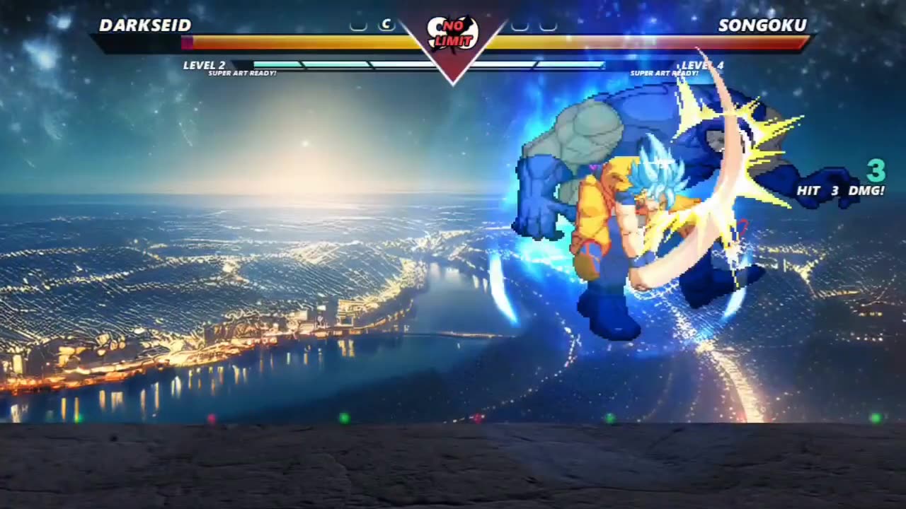 Goku vs Darkseid - (Hardest AI)