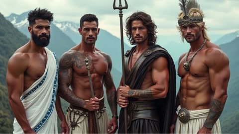 AI Greek Mythology Hunks