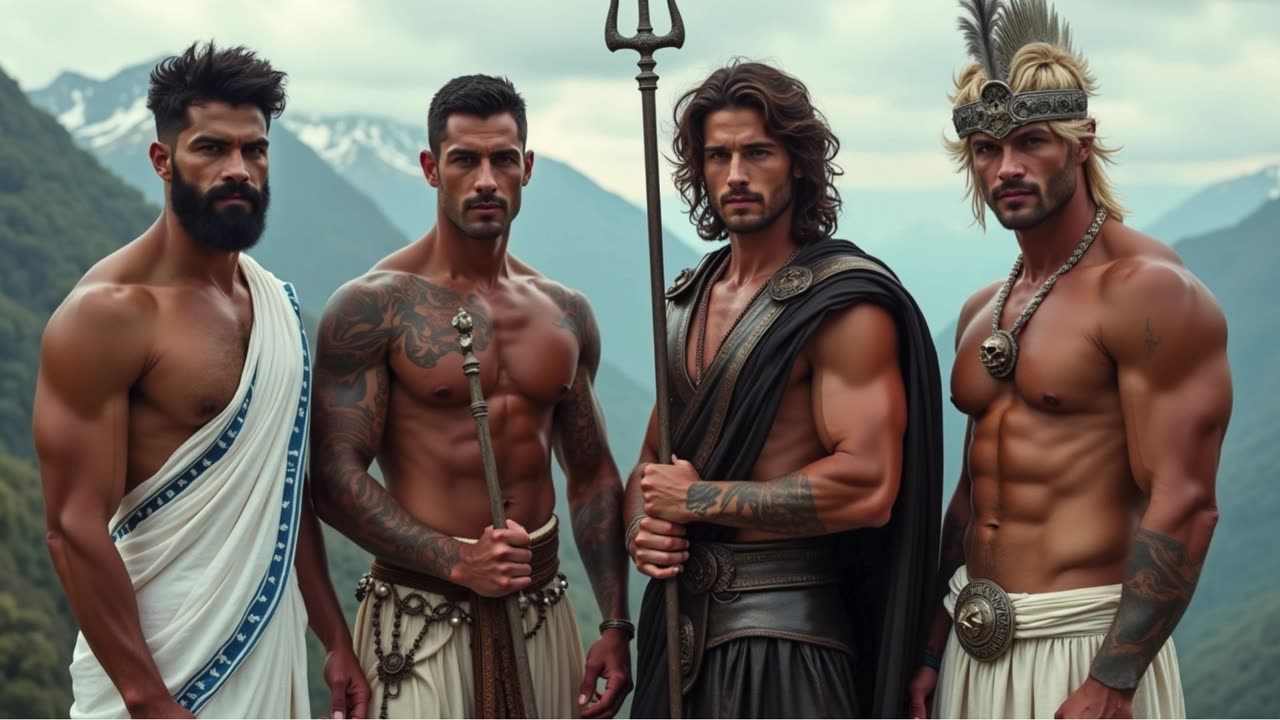 AI Greek Mythology Hunks