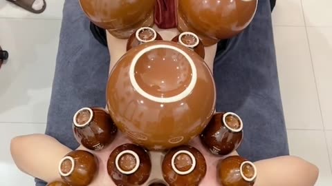 [ASMR] Cupping Therapy with super Cups #asmr #cuppingtherapy #massage
