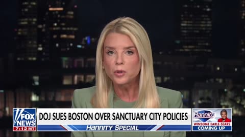 AG Bondi Goes Off On Boston Mayor