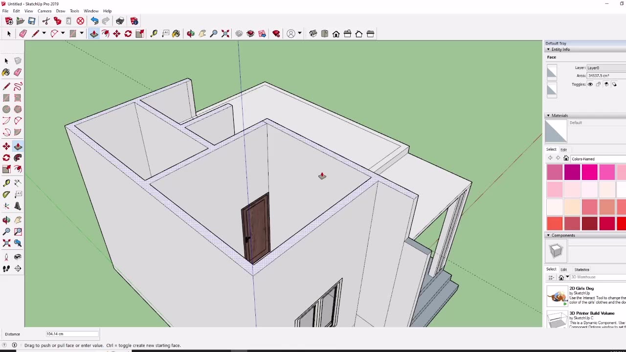 tutorial design house size 6 x 6 meters 26