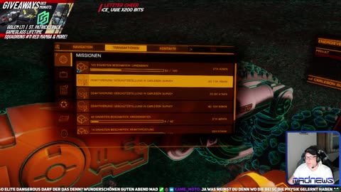 🔴Elite Dangerous mit Mad 🔴#Tobii !Bonanza !SOLR !Giveaway GOLEM LTI | !GameGlass LTI[🔞🇩🇪]