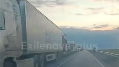 🚘❌ Irkutsk, they are checking everyone, not letting anyone in, the roads are blocked